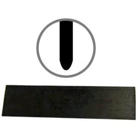 Midwest Rake Replacement Blade, 8" L x 3" W, Rubber SP50070